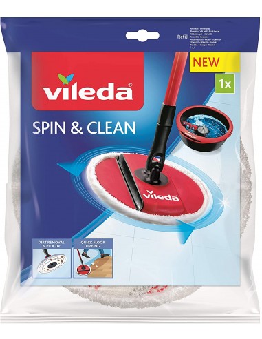 PANNI MICROFIBRA E PAVIMENTI: vendita online 161822 RICAMBIO SPIN&CLEAN in offerta