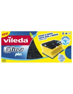PANNI MICROFIBRA E PAVIMENTI: vendita online VILEDA GLITZI PLUS SPUGNA DA CUCINA 3 PZ FHP in offerta 2
