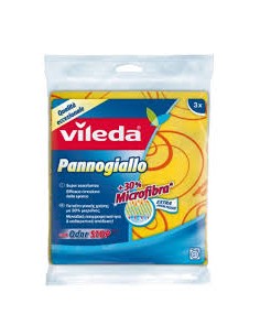 PANNI MICROFIBRA E PAVIMENTI: vendita online VILEDA PANNO GIALLO CF 3 PZ FHP in offerta 2