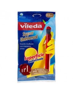 PANNI MICROFIBRA E PAVIMENTI: vendita online VILEDA GUANTI SUPER UNIVERSAL TAGLIA 8,5 L LATTICE FHP in offerta 2