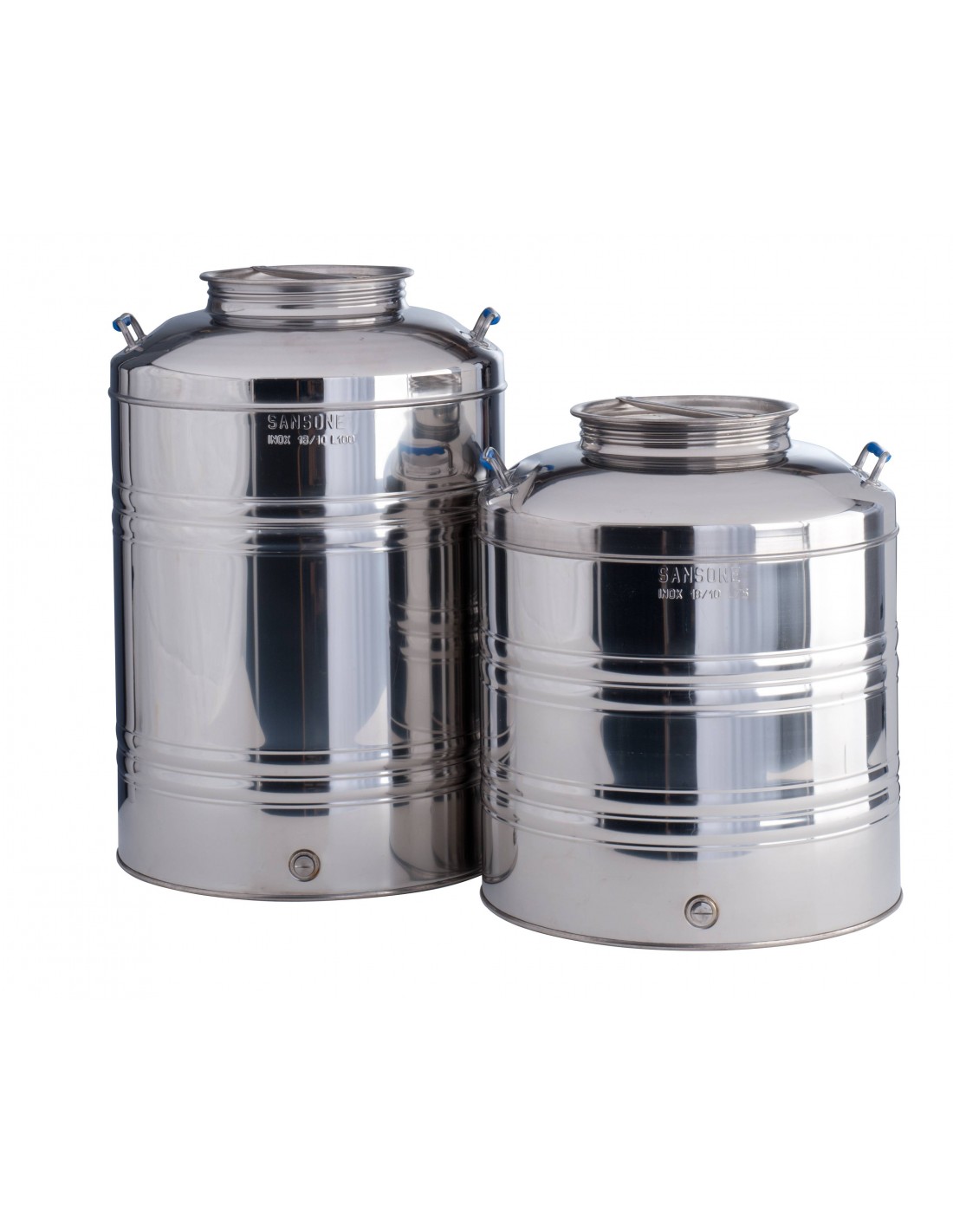 FUSTI E BIDONI: vendita online BIDONE IN ACCIAIO INOX 15 LT CON PREDISPOSIZIONE in offerta