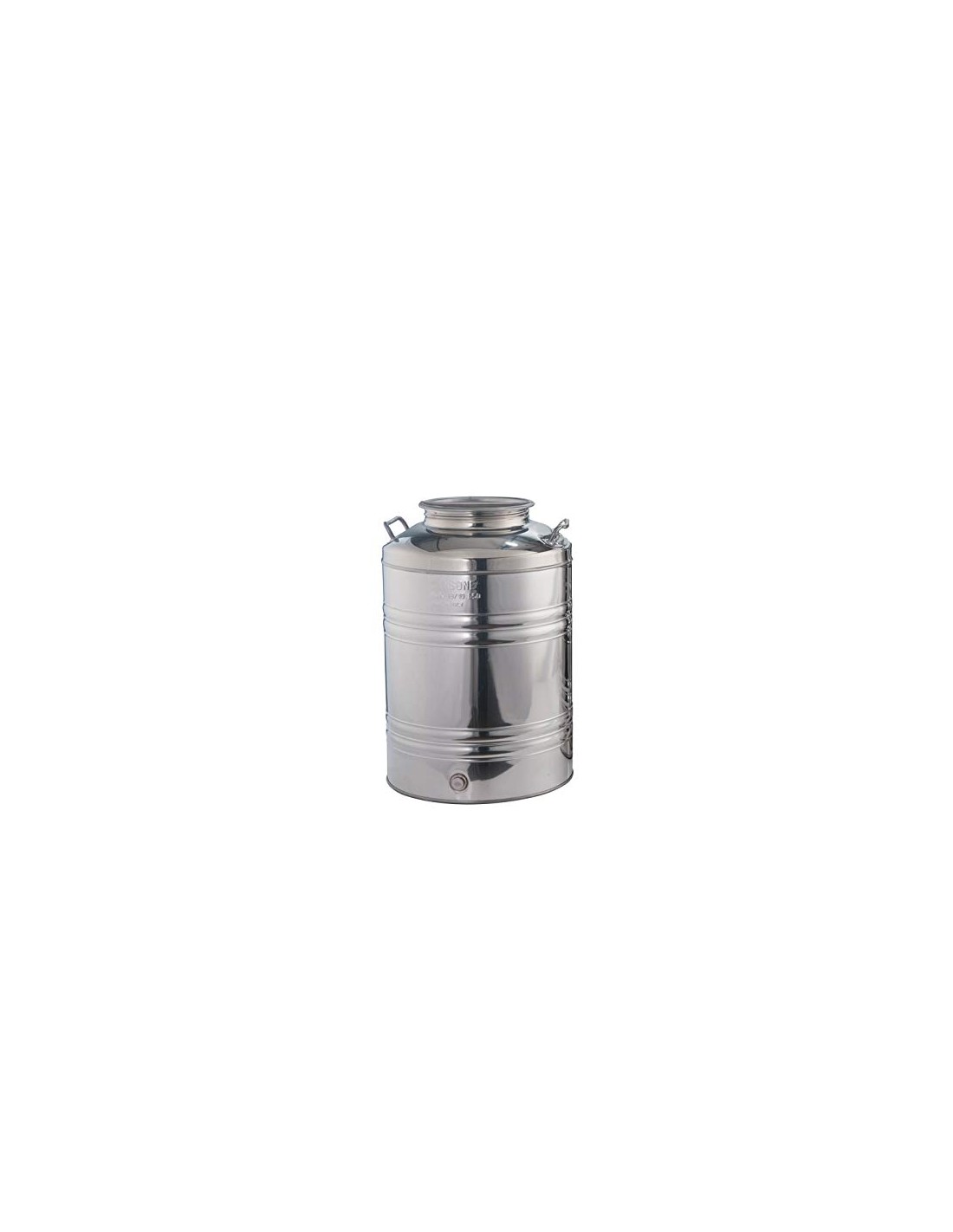 FUSTI E BIDONI: vendita online BIDONE IN ACCIAIO INOX 50 LT CON PREDISPOSIZIONE in offerta
