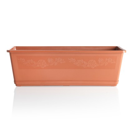 STEFANPLAST CASSETTA FIORI CON SOTTOPIATTO IN PLASTICA CM 40 