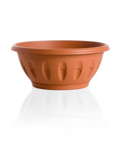 VASI E SOTTO VASI: vendita online CIOTOLA ALBA CON SOTTOVASO D 50 CM in offerta 2