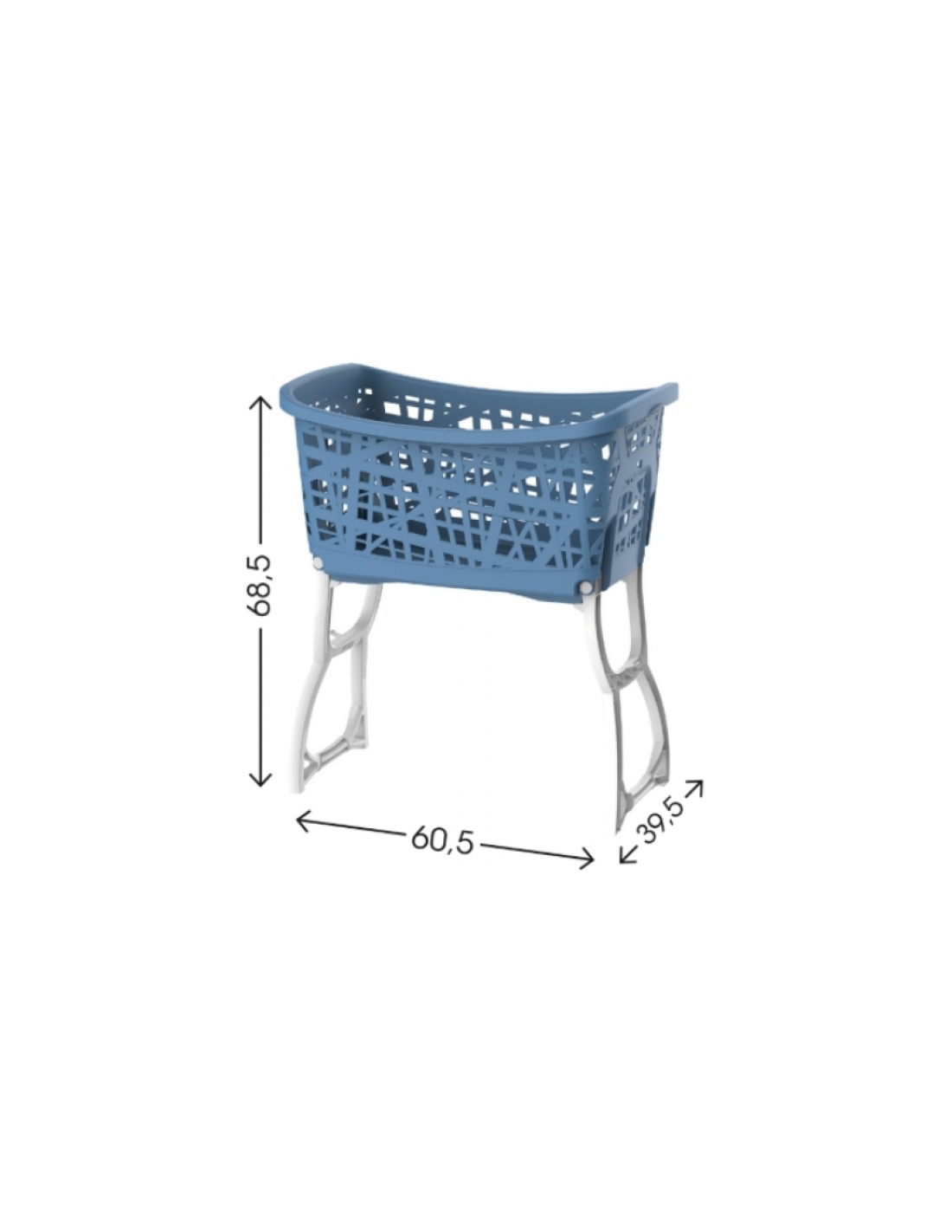 CESTE BUCATO PLASTICA: vendita online CESTA BUCATO STAND UP BAMA 70165 in offerta
