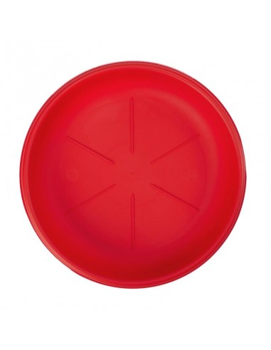 VASI E SOTTO VASI: vendita online SOTTOVASO D 30 CM ROSSO CORALLO in offerta