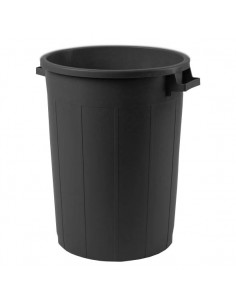 BIDONE IMMONDIZIA: vendita online BIDONE IN PLASTICA 120 LT NERO C/COPERCHIO PLASTIME in offerta 2