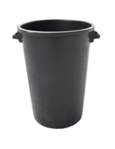 BIDONE IMMONDIZIA: vendita online BIDONE IN PLASTICA 75 LT NERO C/COPERCHIO PLASTIME in offerta 2