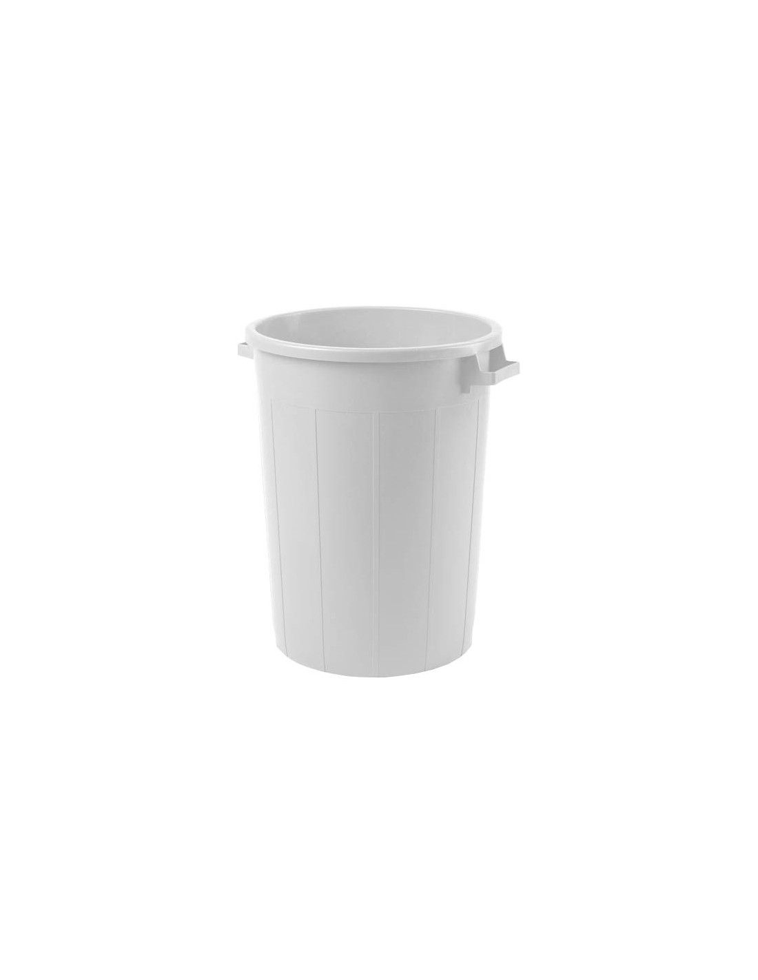 BIDONE IMMONDIZIA: vendita online BIDONE IN PLASTICA 120LT BIANCO C/COPERCHIO PLASTIME in offerta
