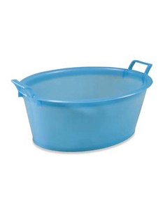 BACINELLE: vendita online Bacinella ovale plastica 60x46x22, bacinella bianca o blu, contenitore multiuso plastime, bacinella... 2
