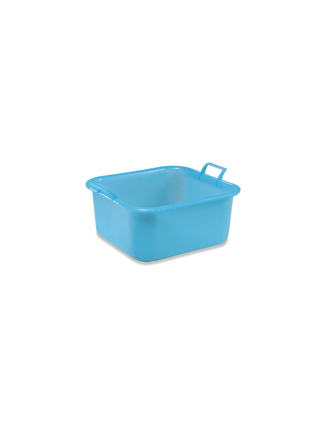 BACINELLE: vendita online Bacinella quadrata plastica 10lt, bacinella 33x31x16, contenitore plastime bianco blu, vasca plasti...