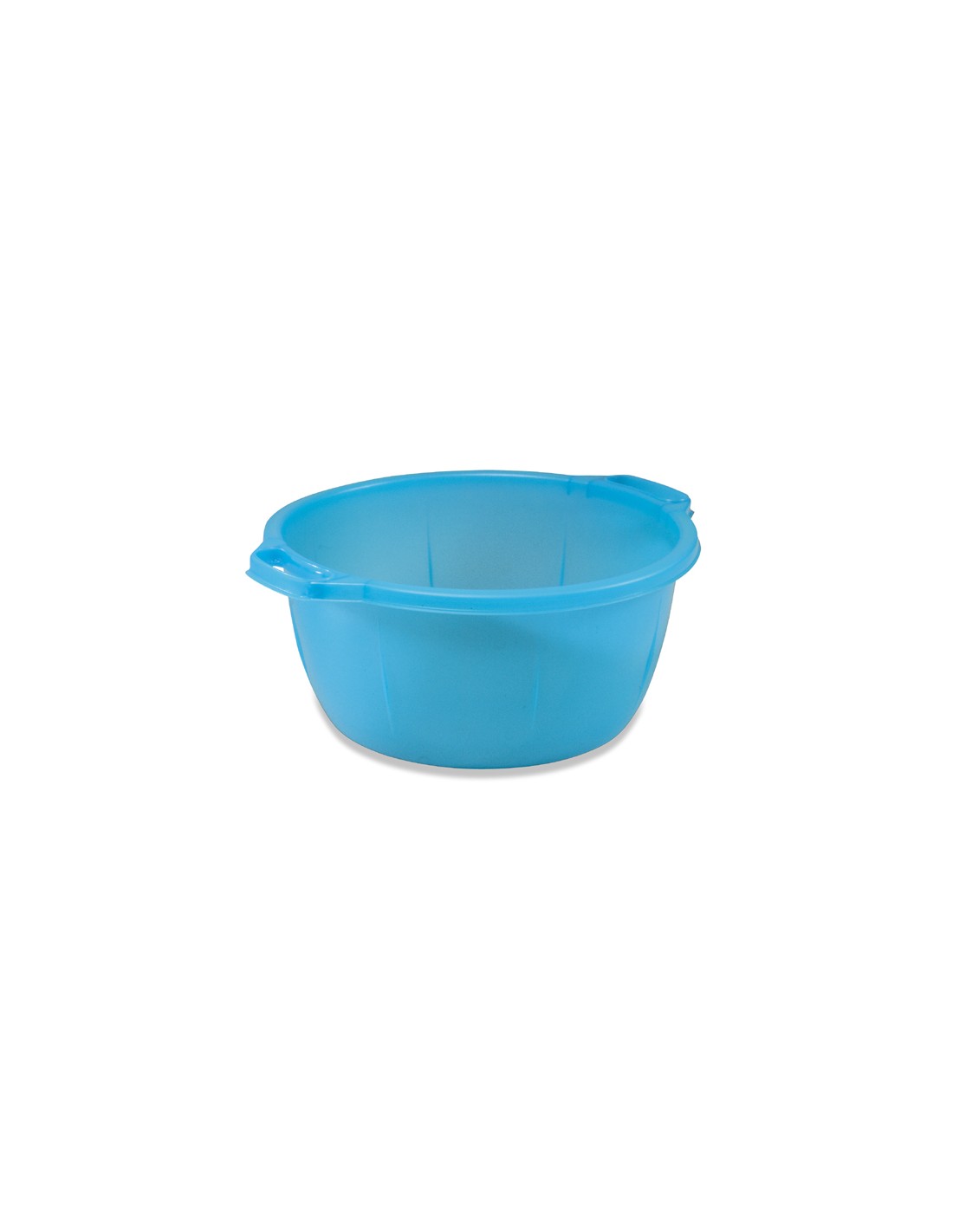 BACINELLE: vendita online Bacinella bombata plastica 25lt, contenitore rotondo multiuso, assortito bianca o blu, vasca colora...