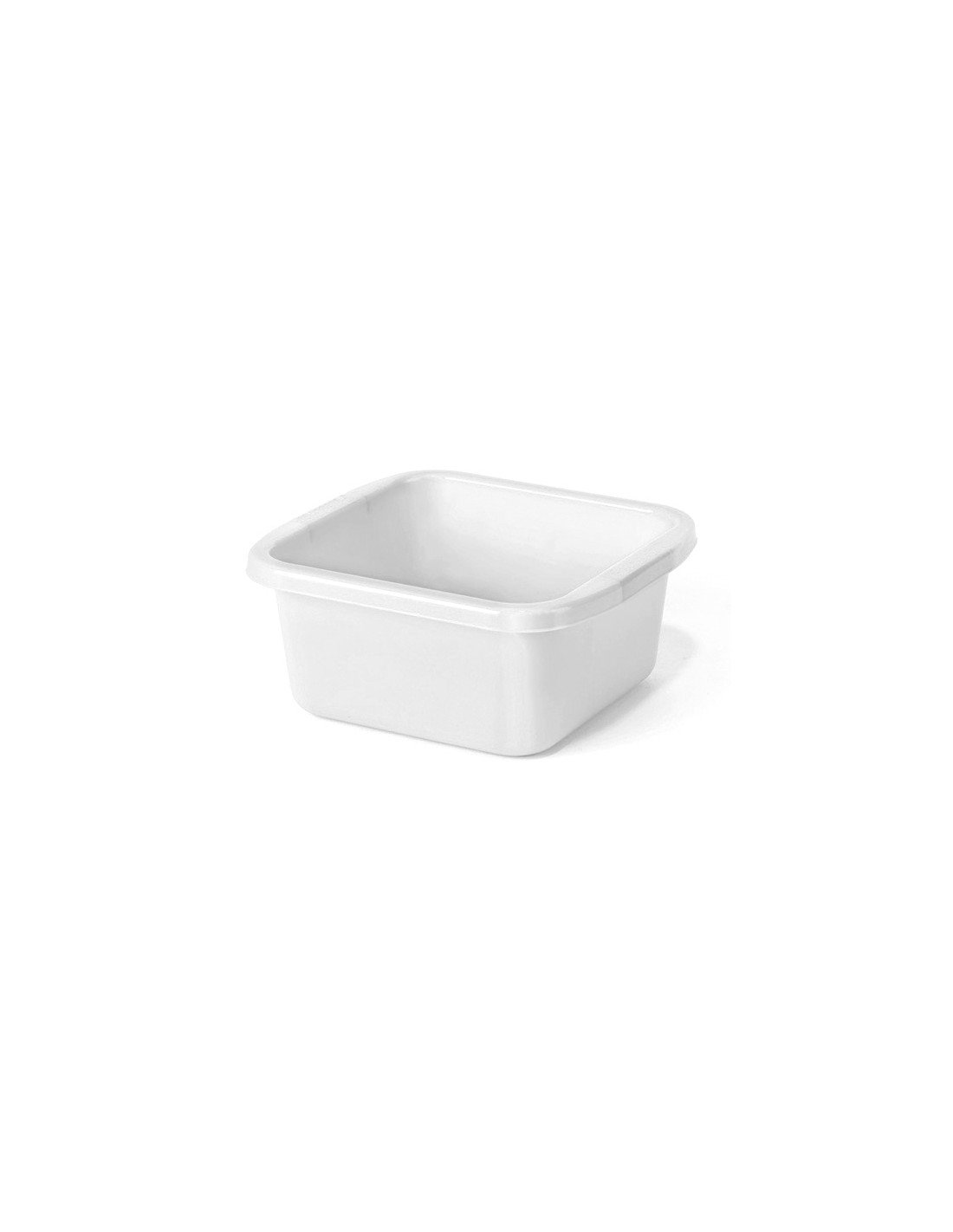BACINELLE: vendita online Bacinella quadrata plastica 19lt, bacinella multiuso plastime, assortito bianco o blu in offerta