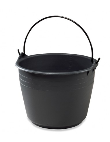 SECCHI IN PLASTICA: vendita online SECCHIO AGRICOLO IN PLASTICA 12 LT NERO PLASTIME in offerta