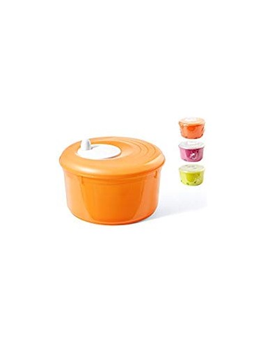 INSALATIERE E SCODELLE PLASTICA: vendita online CENTRIFUGA PER INSALATA TRASPARENTE ASSORTITA D.26 CM MELICONI in offerta