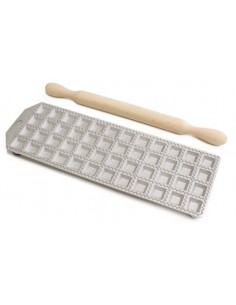 MACCHINE PASTA E UTENSILI: vendita online Imperia Raviolamp, stampo per 44 raviolini, alluminio, 30,5 x 12,7 x 2,5 cm in offerta