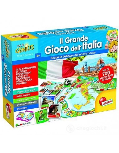 PRESCOLARI: vendita online I'M GENIUS 56453 GRANDE GIOCO D'ITALIA in offerta