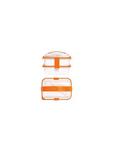 CONTENITORI E BROCCHE: vendita online LUNCH BOX SANALIVING YOUNG ARANCIO in offerta