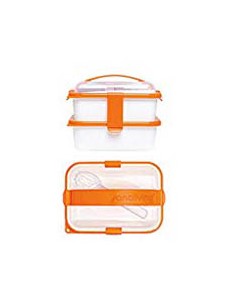 CONTENITORI E BROCCHE: vendita online LUNCH BOX SANALIVING YOUNG ARANCIO in offerta 2