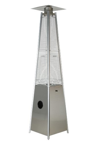 STUFE A GAS: vendita online Stufa a gas piramide inox, riscaldatore da esterno Johnson, potenza 9300W, stufa a gas in offerta