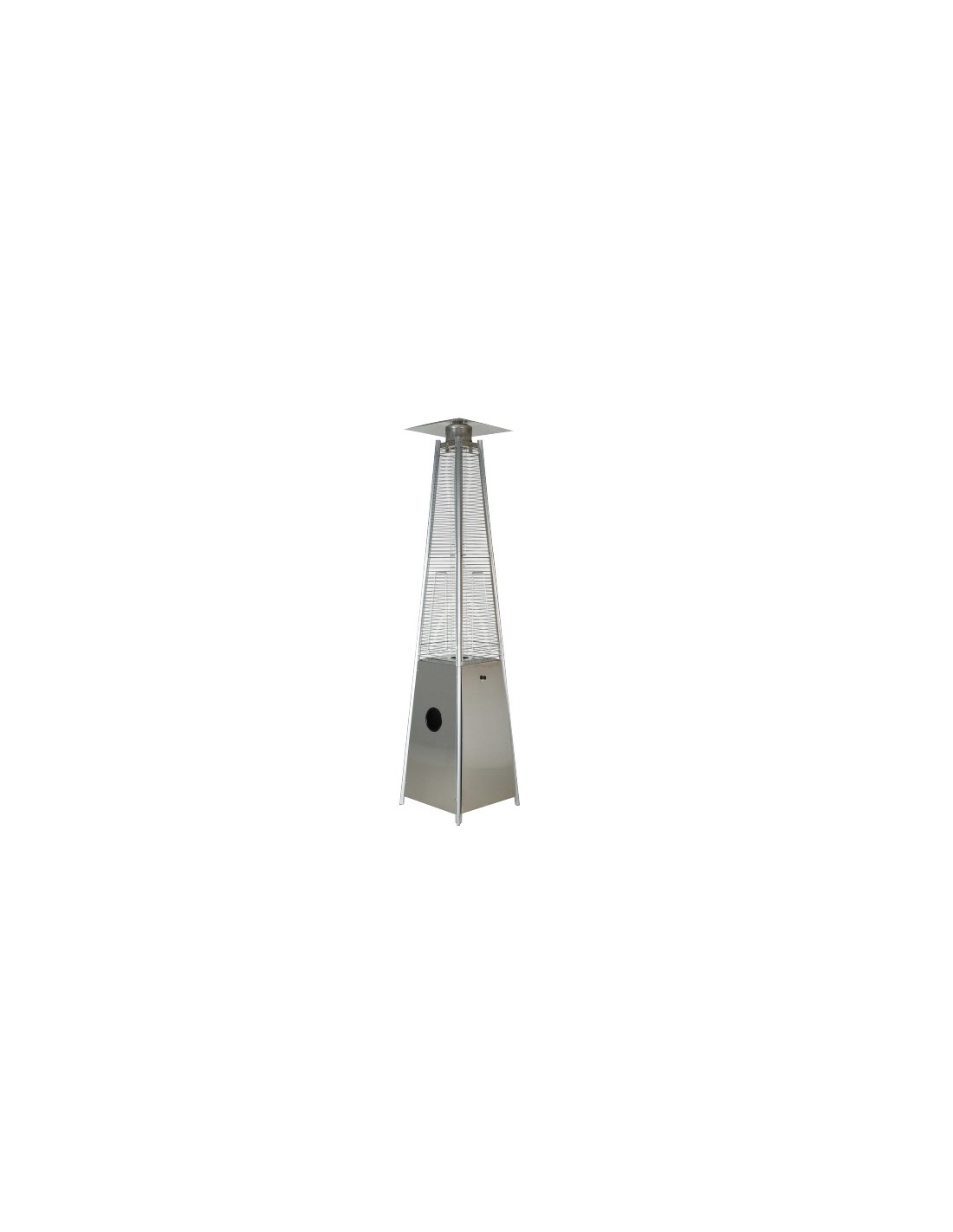 STUFE A GAS: vendita online Stufa a gas piramide inox, riscaldatore da esterno Johnson, potenza 9300W, stufa a gas in offerta