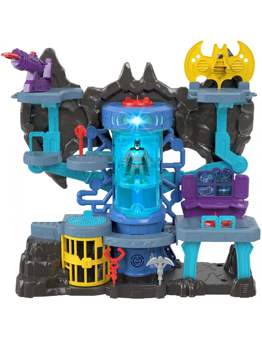 GIOCATTOLO PUBBLICIZZATO: vendita online IMAGINEXT GYV24 BATCAVERNA BAT TECH in offerta