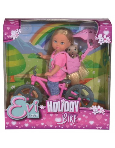 GIOCHI GIRL: vendita online BAMBOLA SNODATA IN BICI CON CAGNOLINO 105733273038 SIMBA TOYS in offerta