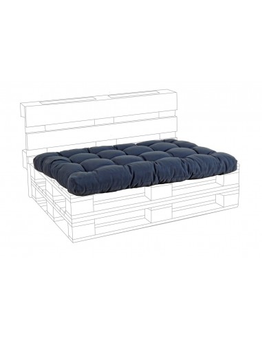 LETTINI E SDRAIO: vendita online CUSCINO SEDUTA PALLET POLY230 DENIM BLU in offerta