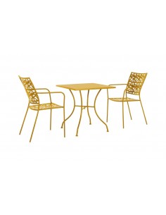 TAVOLI: vendita online TAVOLO KELSIE OCRA 70 x 70 in offerta 2