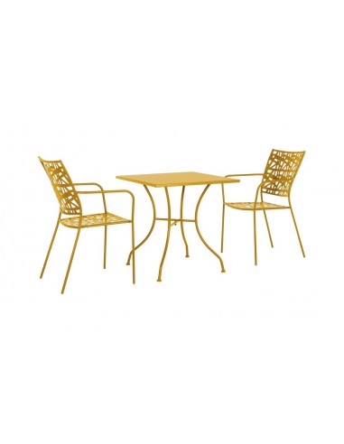 TAVOLI: vendita online TAVOLO KELSIE OCRA 70 x 70 in offerta