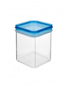 CONTENITORI E BROCCHE: vendita online BARATTOLO DA CUCINA 1LT QUADRATO TRASPARENTE COSMOPLAST in offerta 2