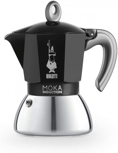 CAFFETTIERE E BOLLITORI: vendita online NEW MOKA INDUCTION 4 TZ BLACK in offerta