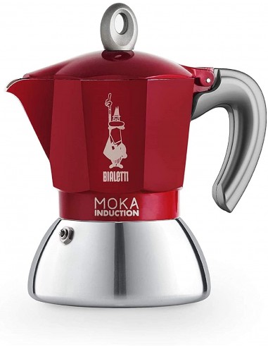 CAFFETTIERE E BOLLITORI: vendita online NEW MOKA INDUCTION 2 TZ RED in offerta