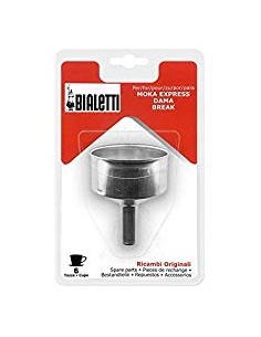 ACCESSORI E RICAMBI CAFFETTIERE: vendita online IMBUTO RICAMBIO PER CAFFETTIERA MOKA 6 TZ BIALETTI in offerta 2