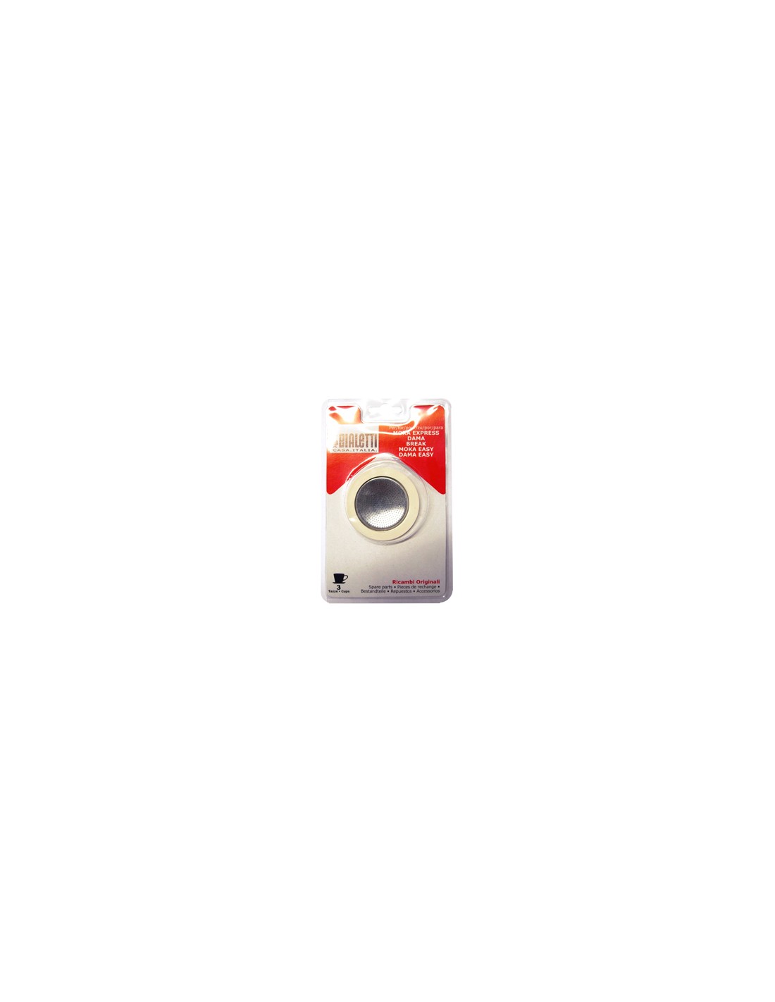 ACCESSORI E RICAMBI CAFFETTIERE: vendita online GUARNIZIONI + FILTRO 2 TZ BIALETTI 109744 in offerta