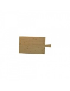 LINEA PANE E PIZZA: vendita online TAGLIERE PER PIZZA IN LEGNO 62X40 CM MEETING in offerta