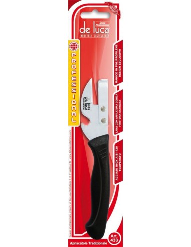 UTENSILI CUCINA: vendita online APRISCATOLE PROFESSIONALE IN ACCIAIO INOX DE LUCA in offerta