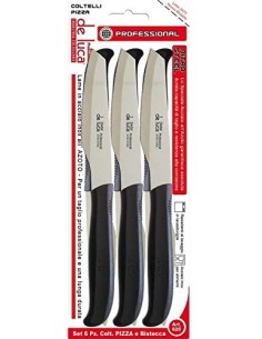 COLTELLI TAVOLA: vendita online CONFEZIONE 6 COLTELLI 625 PIZZA/BISTECCA PROFESSIONALI in offerta 2