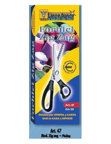 FORBICI: vendita online FORBICI ZIG ZAG IN ACCIAIO INOX DA 7" DE LUCA in offerta