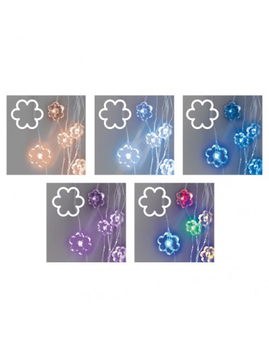 ILLUMINAZIONE: vendita online COLLANA 38097 BRILLY FLOWERS MICROLED in offerta