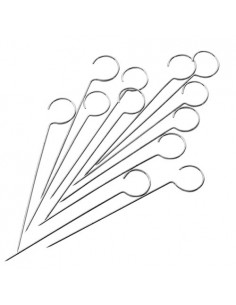 ACCESSORI VARI: vendita online SPIEDINI IN ACCIAIO INOX 12 PZ 25,4X9,3X1,6 CM PEDRINI in offerta 2