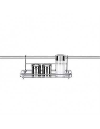 CARRELLI E MENSOLE: vendita online MONTI MENSOLA IN ACCIAIO INOX 26X10 CM TESCOMA in offerta
