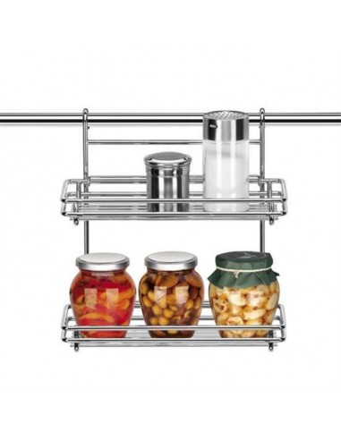 CARRELLI E MENSOLE: vendita online MONTI MENSOLA IN ACCIAIO INOX 26X16X26 TESCOMA in offerta