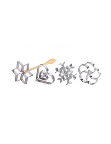 STAMPI E FORME ALLUMINIO: vendita online TESCOMA STAMPI FRITTELLE SET 4 PZ DELICIA 630048 in offerta