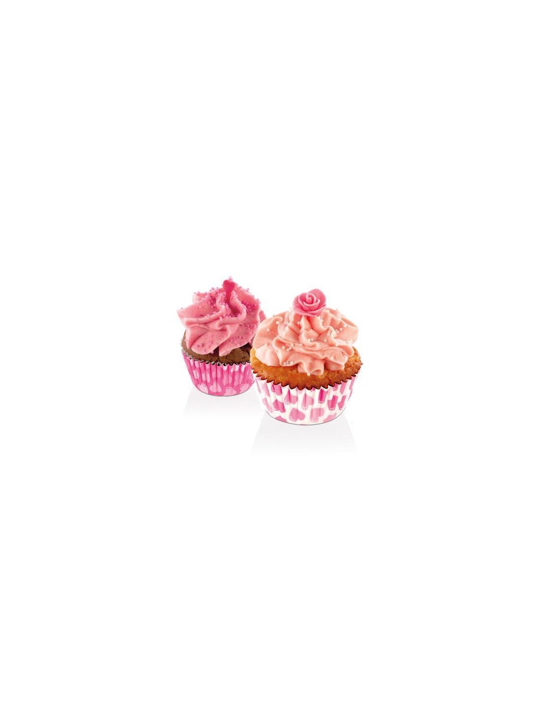 ACCESSORI: vendita online TESCOMA 100 PIROTTINI 4 CM IN CARTA DECORO CUORI 630599 in offerta