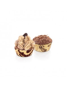 ACCESSORI: vendita online TESCOMA 6 PIROTTINI 6 CM IN CARTA DECORO CAFFE' 630604 in offerta 2