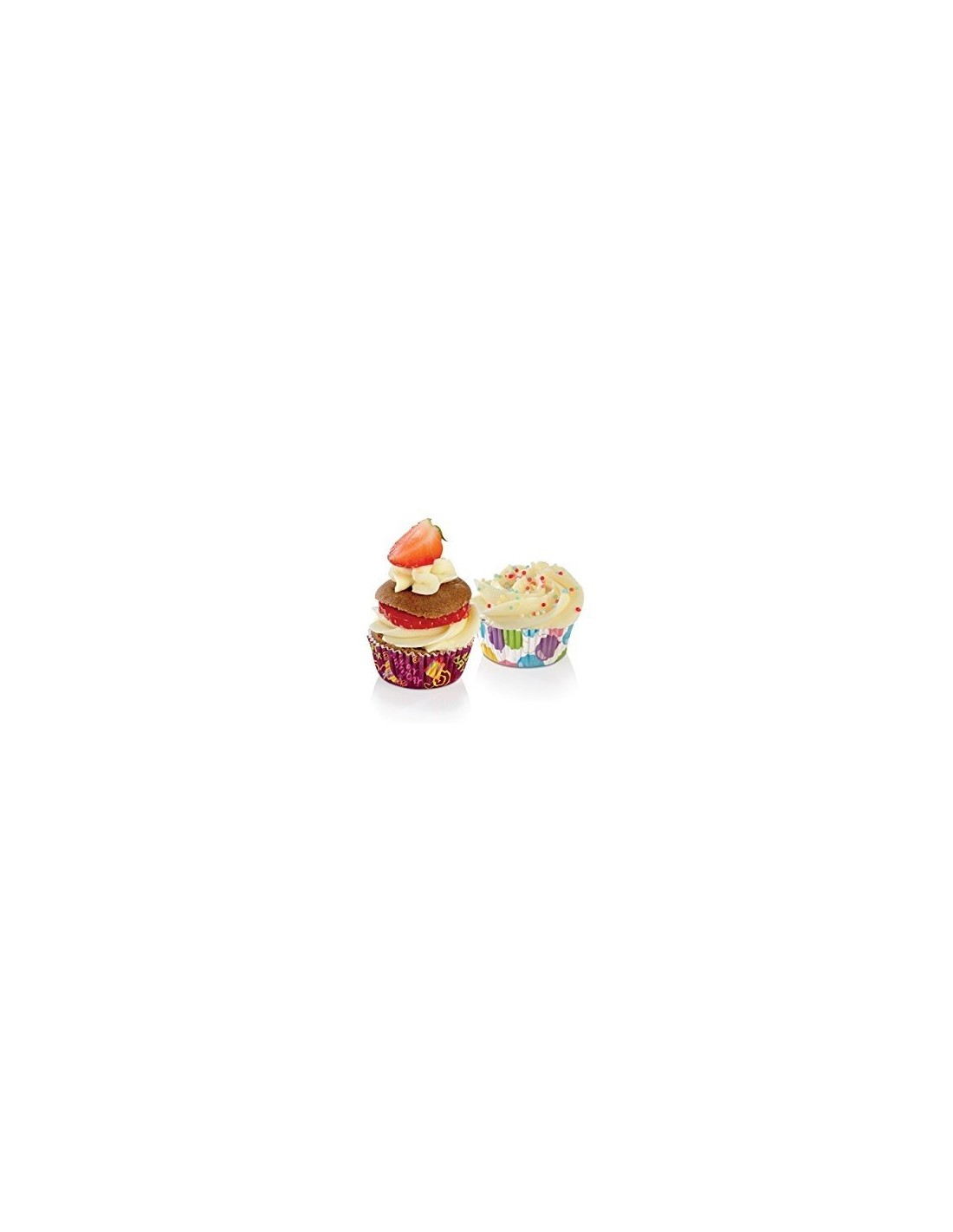 ACCESSORI: vendita online TESCOMA 100 PIROTTINI 4 CM IN CARTA DECORO PARTY 630598 in offerta