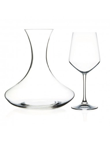 SERVIZI COMPLETI: vendita online UNIVERSUM SET 7 PZ DECANTER E CALICI 73260 RCR TRENDS in offerta