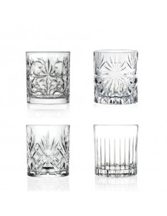 BICCHIERI LIQUORI E BIRRA: vendita online Set 4 Bicchieri RCR Mixology DOF 31 cl – Cristallo Eco‑Luxion, mix design esclusivi...