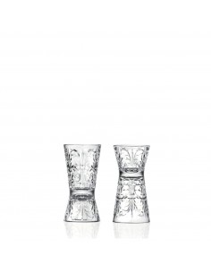BICCHIERI LIQUORI E BIRRA: vendita online TATTOO CONF 6 BICCHIERI CLESSIDRA 1-2OZ in offerta